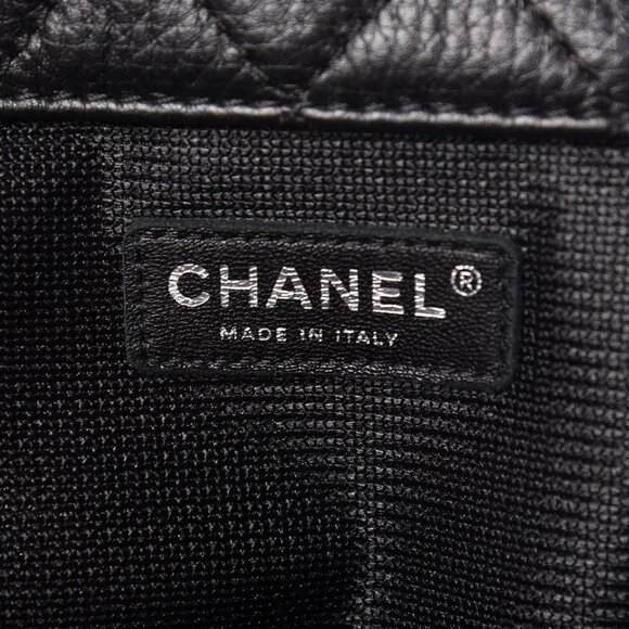 Chanel Calfskin Quilted XXL Airline Flap Bag Black - Picture 5 of 5